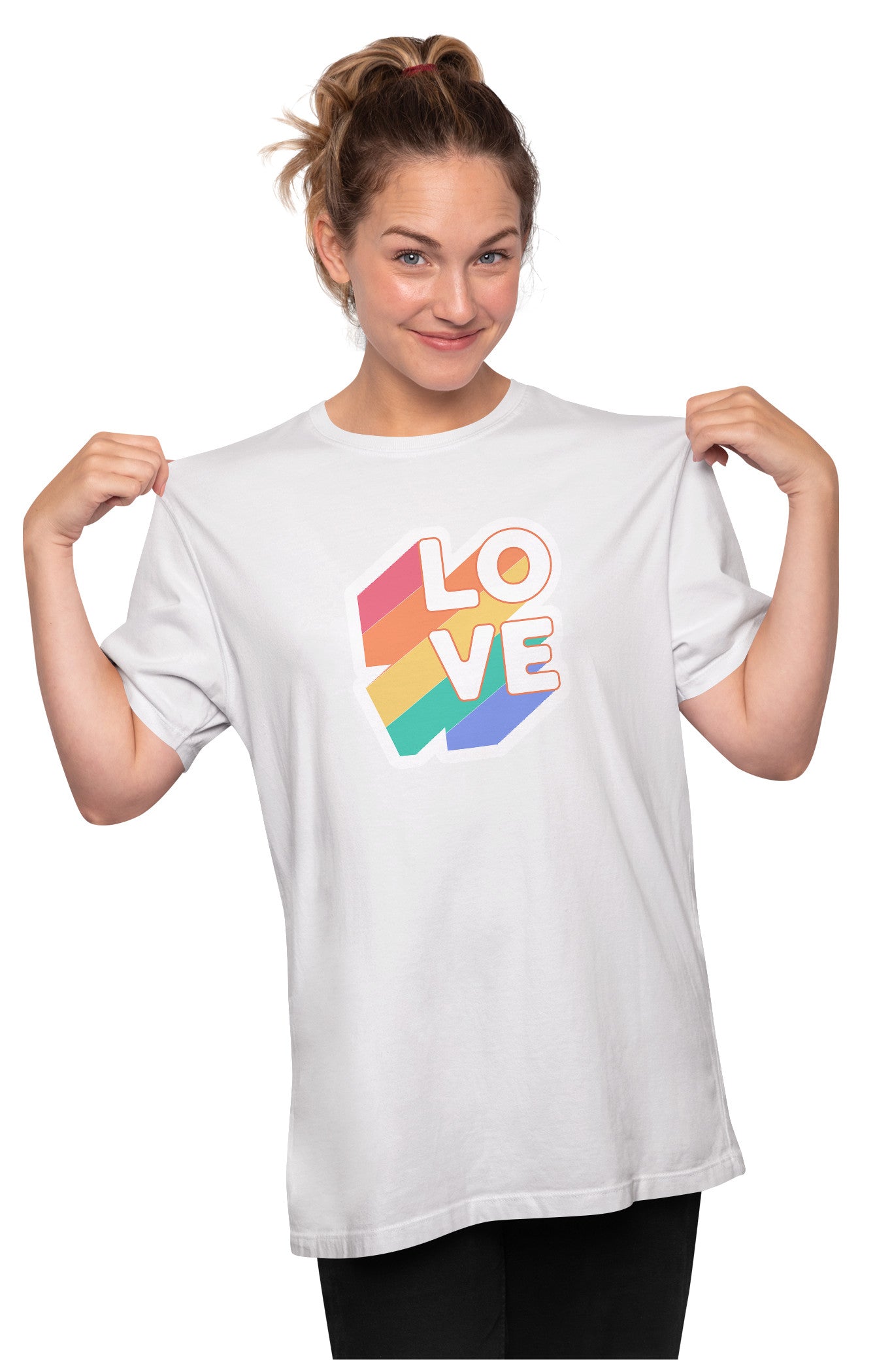 Love - Rainbow Oversized Unisex T-shirt