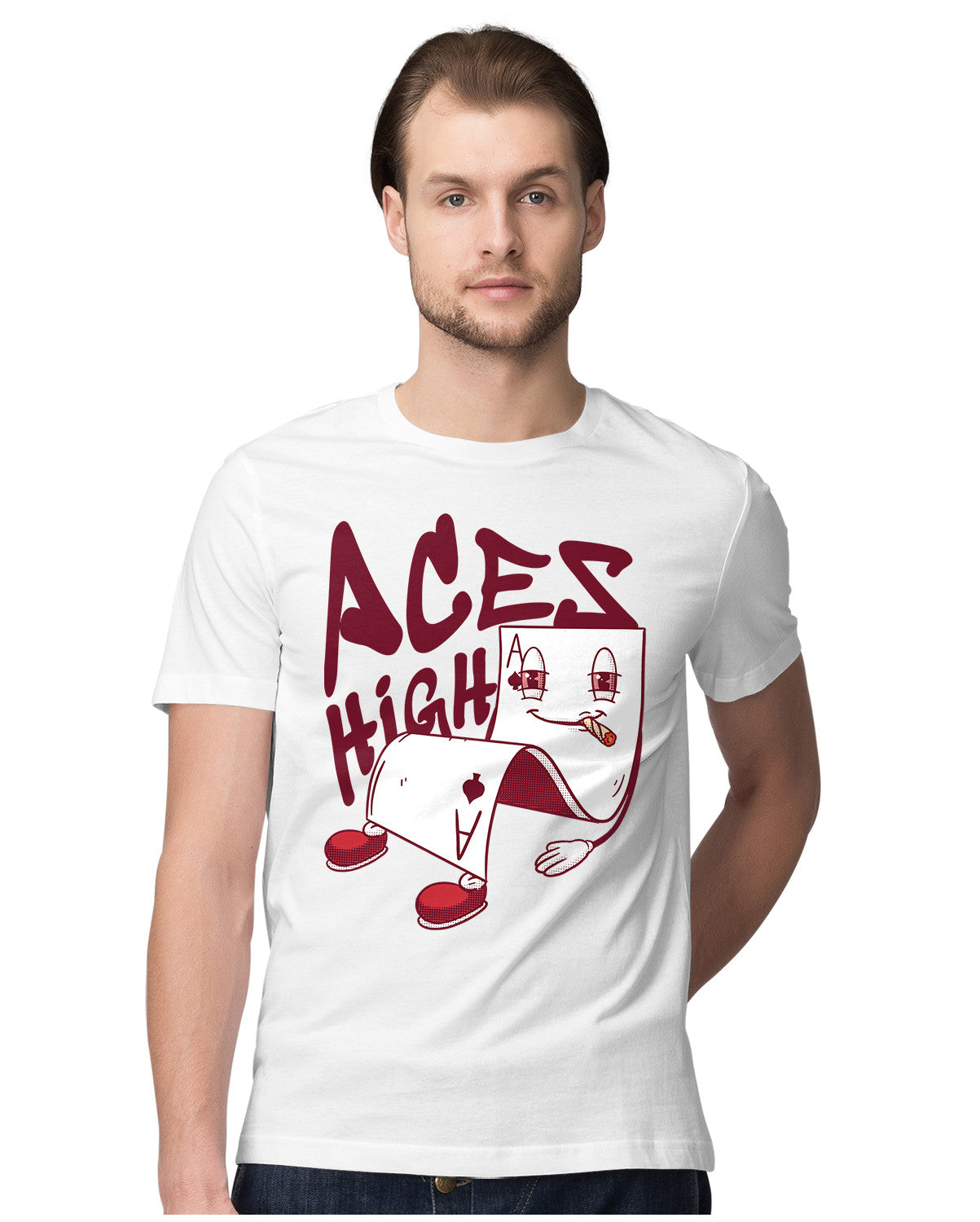 Aces High - Poker Cards Humour