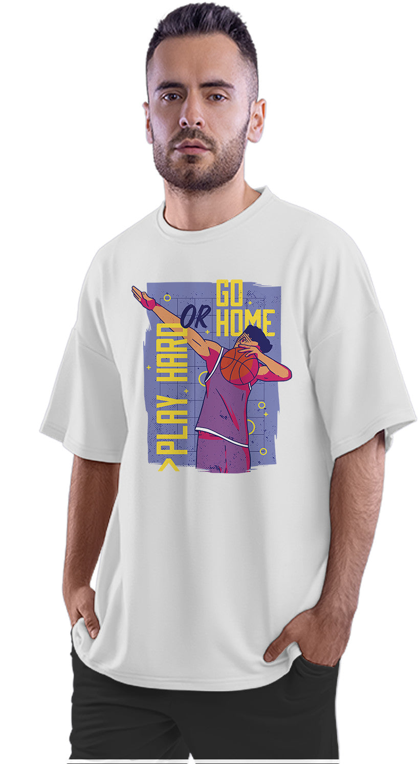 Dabbing Basketball Player Oversized Unisex T-shirt