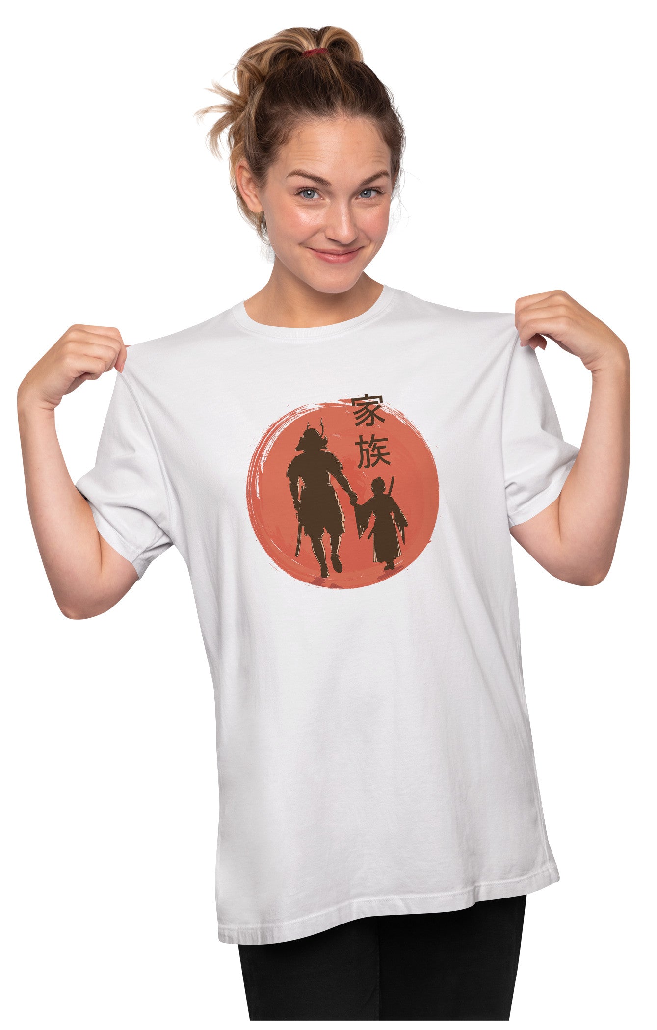 Samurai Father And Son Oversized Unisex T-shirt