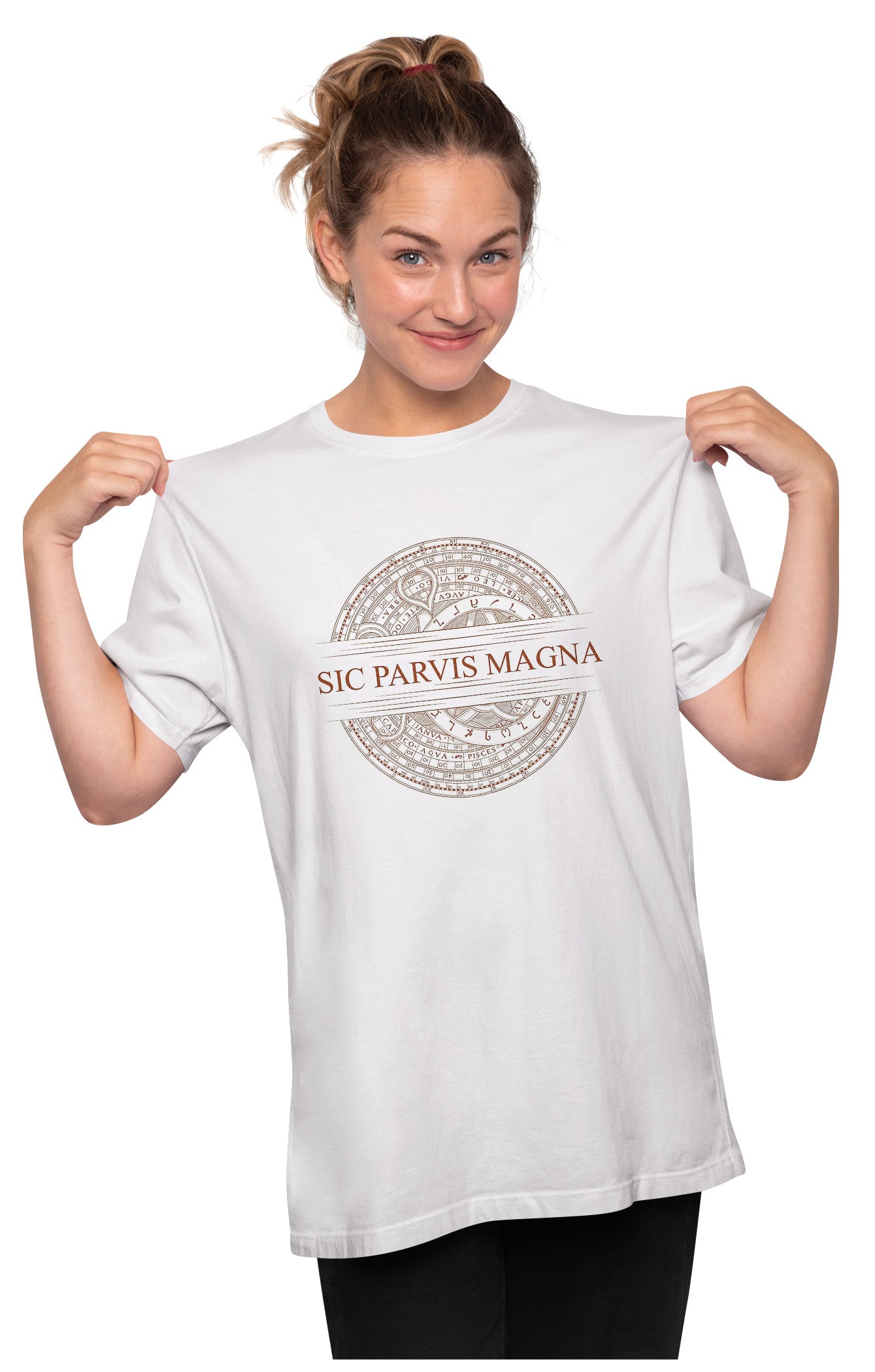 Sic Parvis Magna - Uncharted Game Artwork Oversized Unisex T-shirt