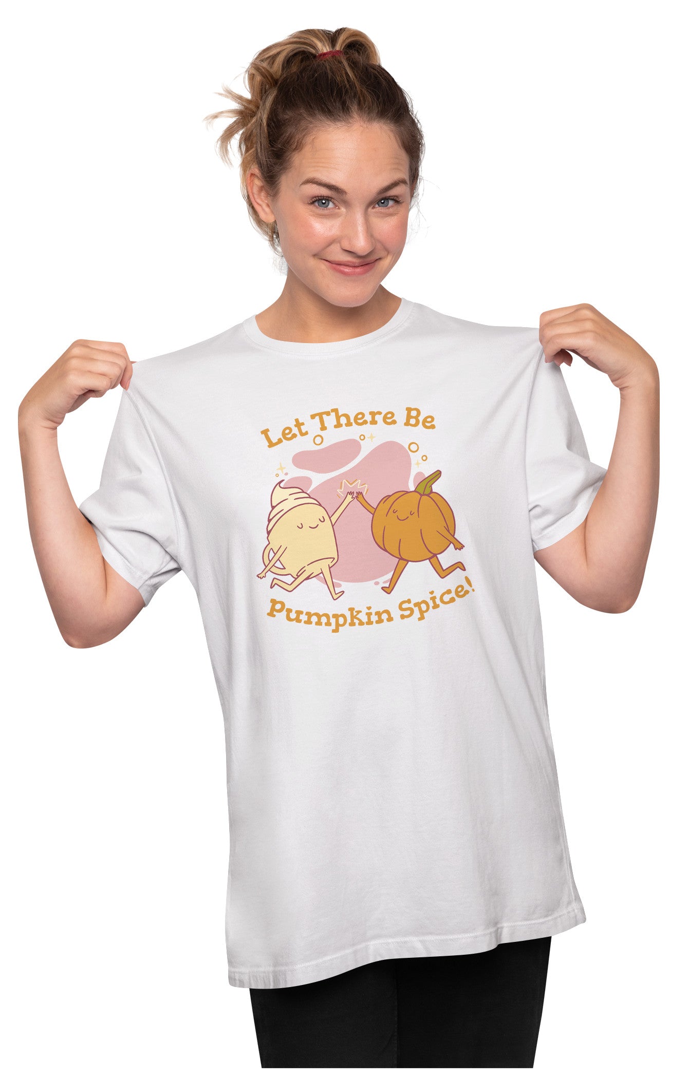 Let There Be Pumpkin Spice Oversized Unisex T-shirt