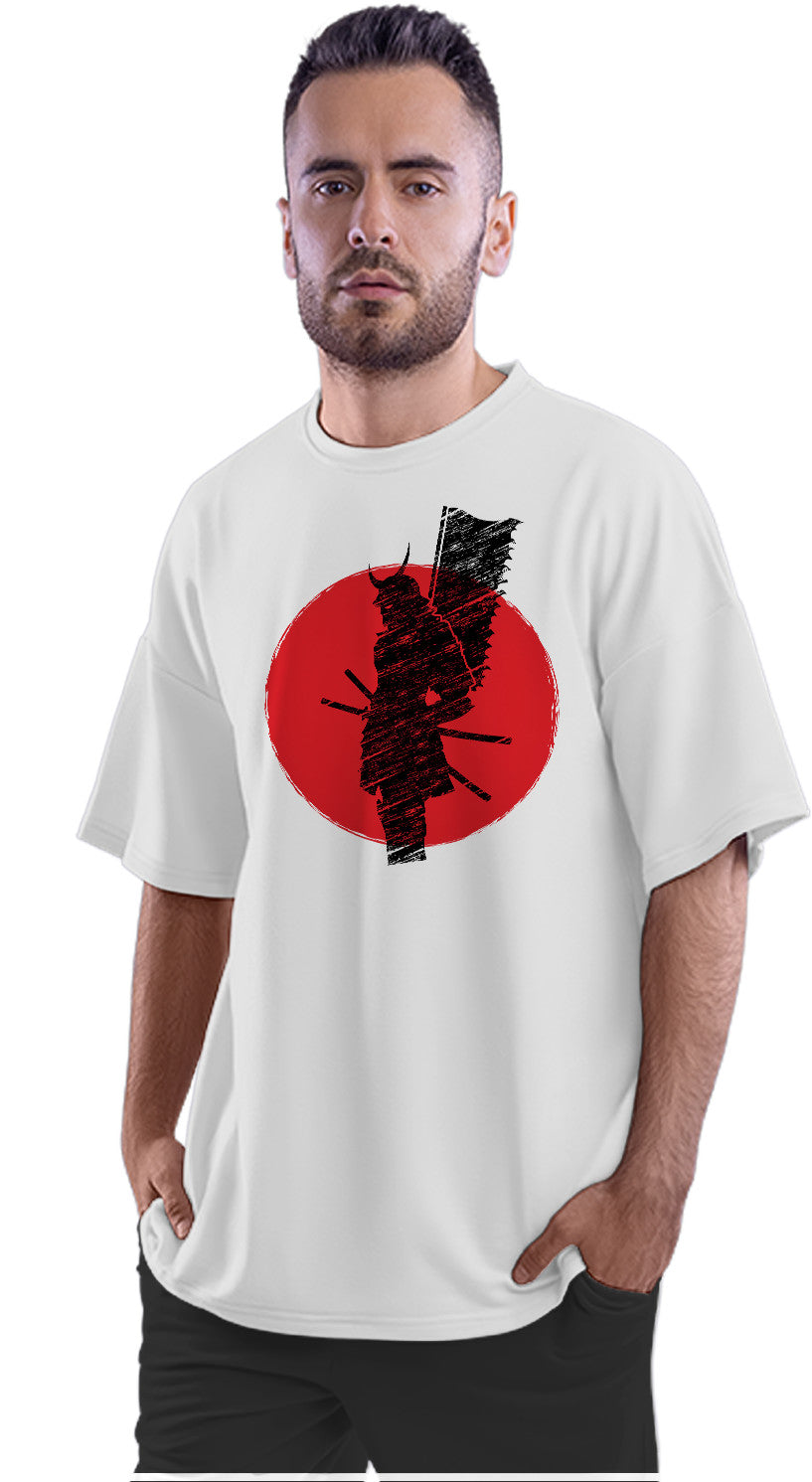Samurai - Japanese Artwork Oversized Unisex T-shirt