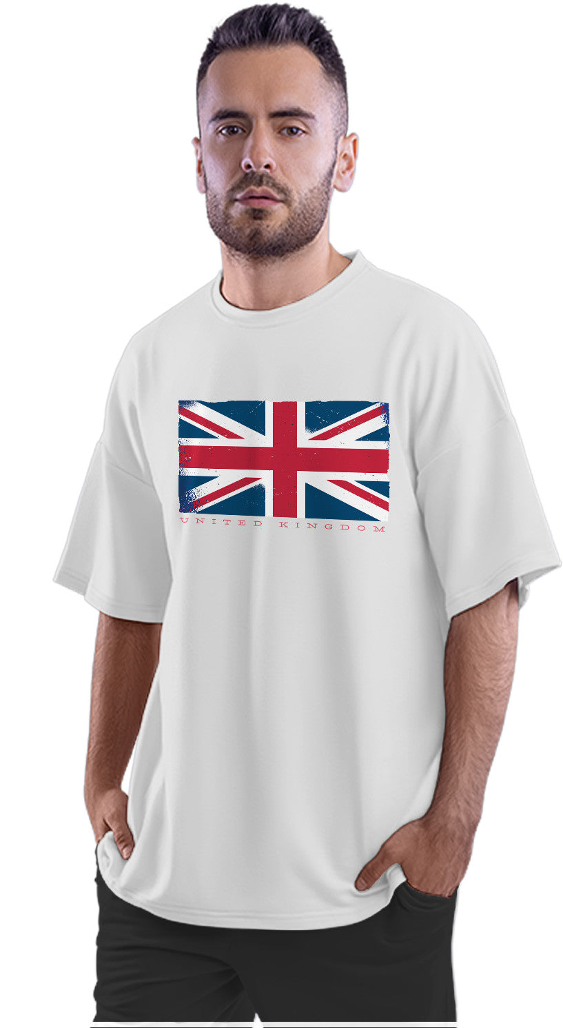 United Kingdom Flag - UK London Oversized Unisex T-shirt