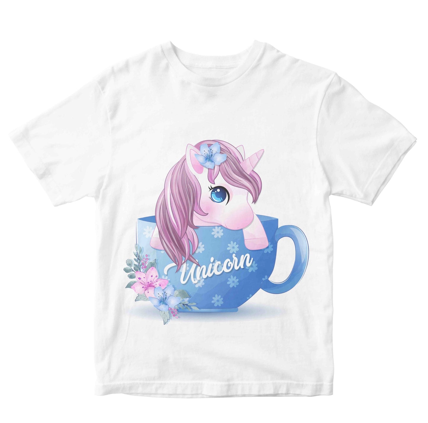 Unicorn In A Cup Girls Kids