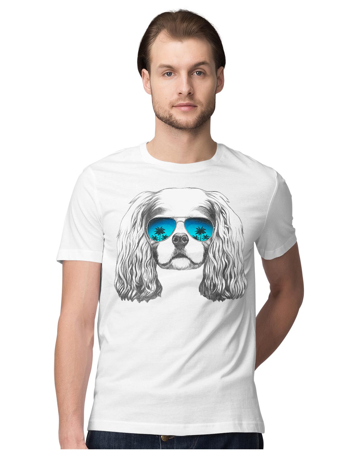 Cool Dog Wearing Sunglasses