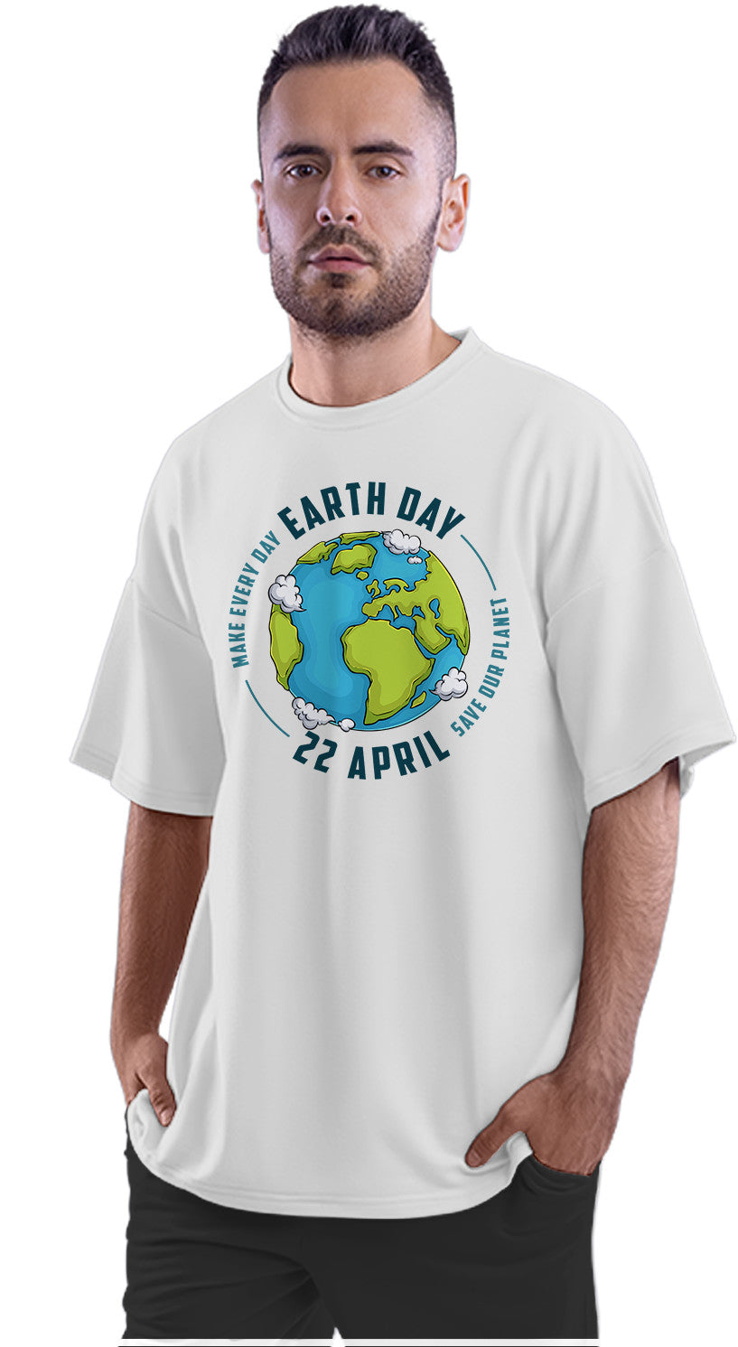 Make Every Day Earth Day Oversized Unisex T-shirt