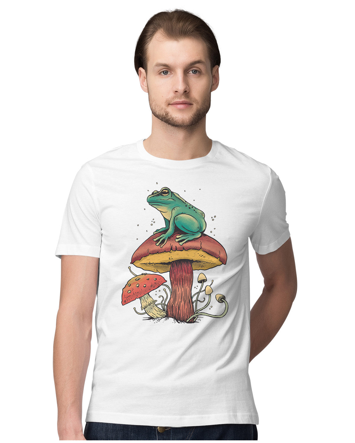 Frog Over Mushroom