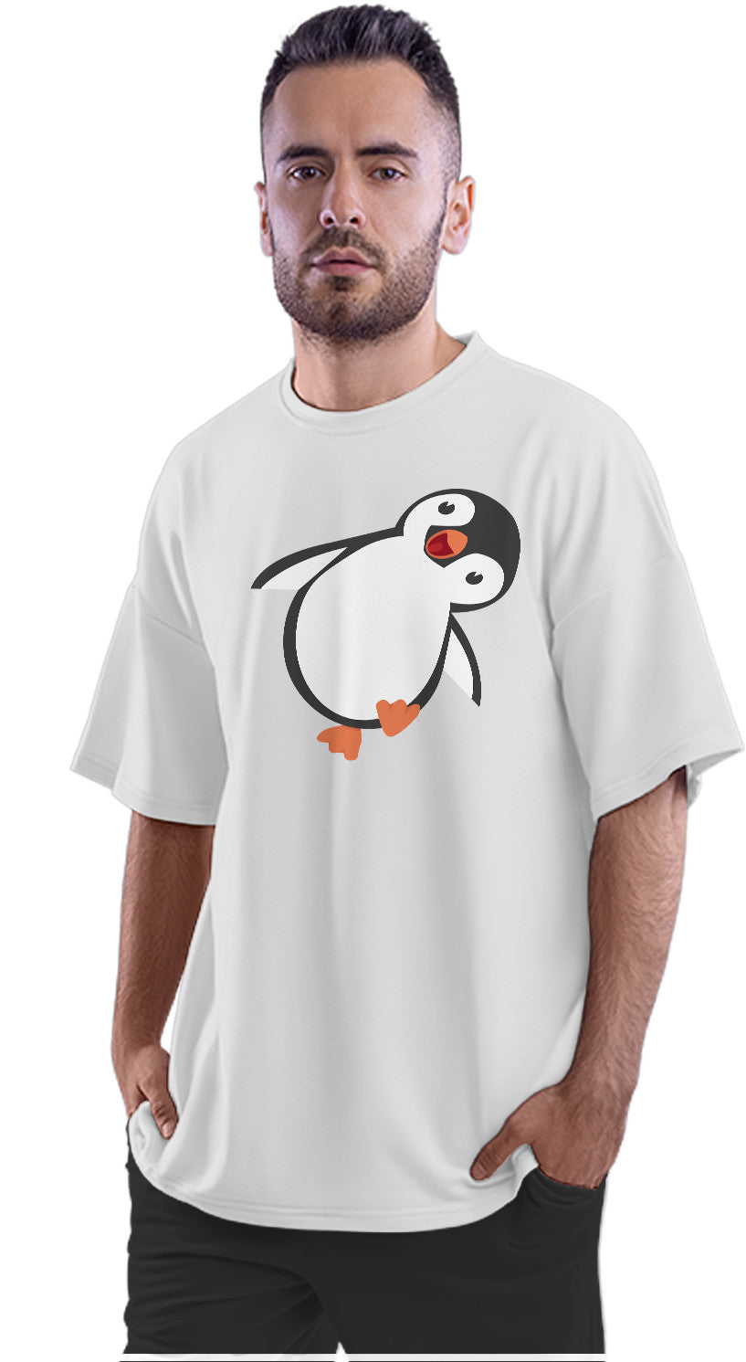 Very Cute Penguin Oversized Unisex T-shirt