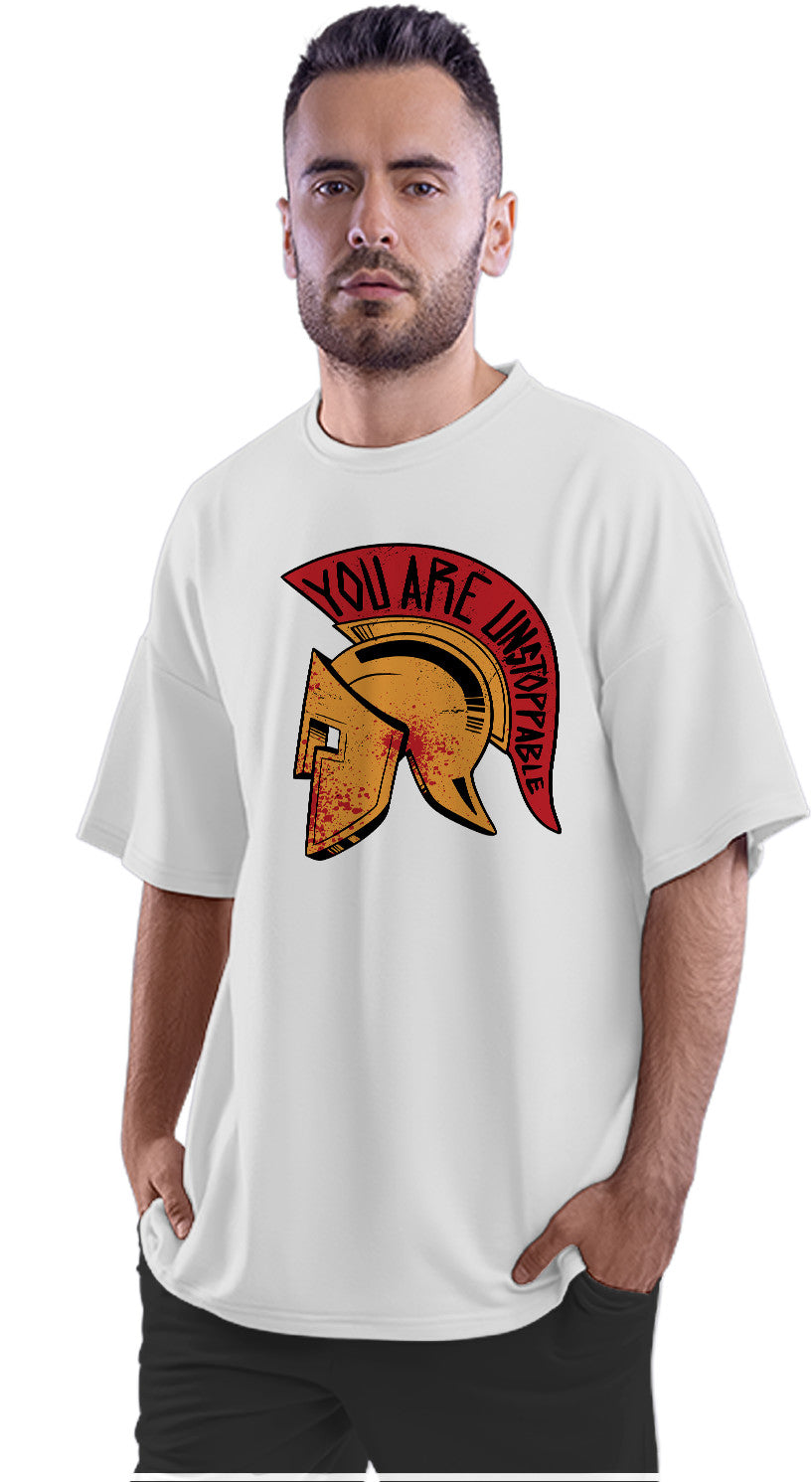 You Are Unstoppable - Spartan Oversized Unisex T-shirt