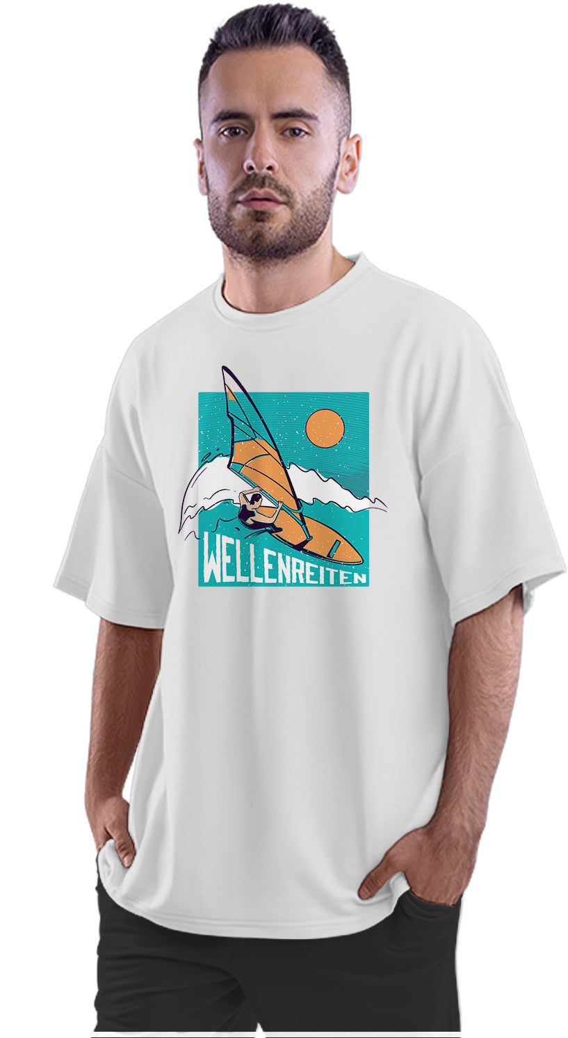 Wellenreiten - Wind Surfing Oversized Unisex T-shirt