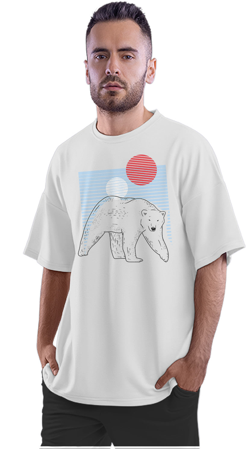 Polar Bear Oversized Unisex T-shirt