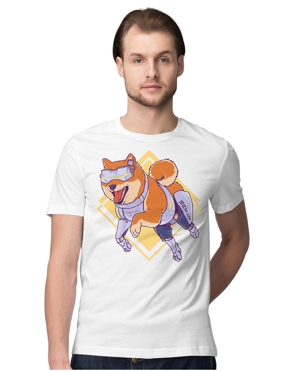 Futuristic Robotic Shiba Inu Cybernetics