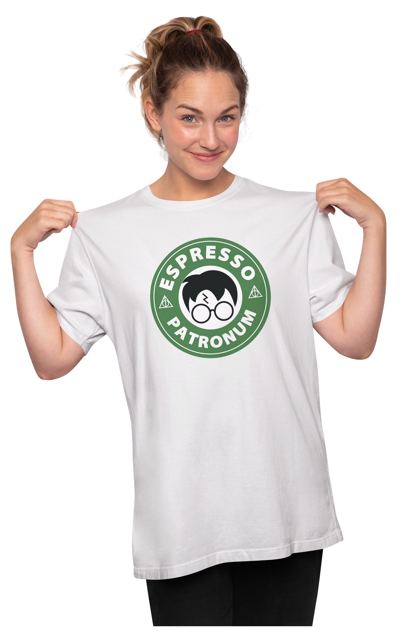 Espresso Patronum Harry Potter Oversized Unisex T-shirt