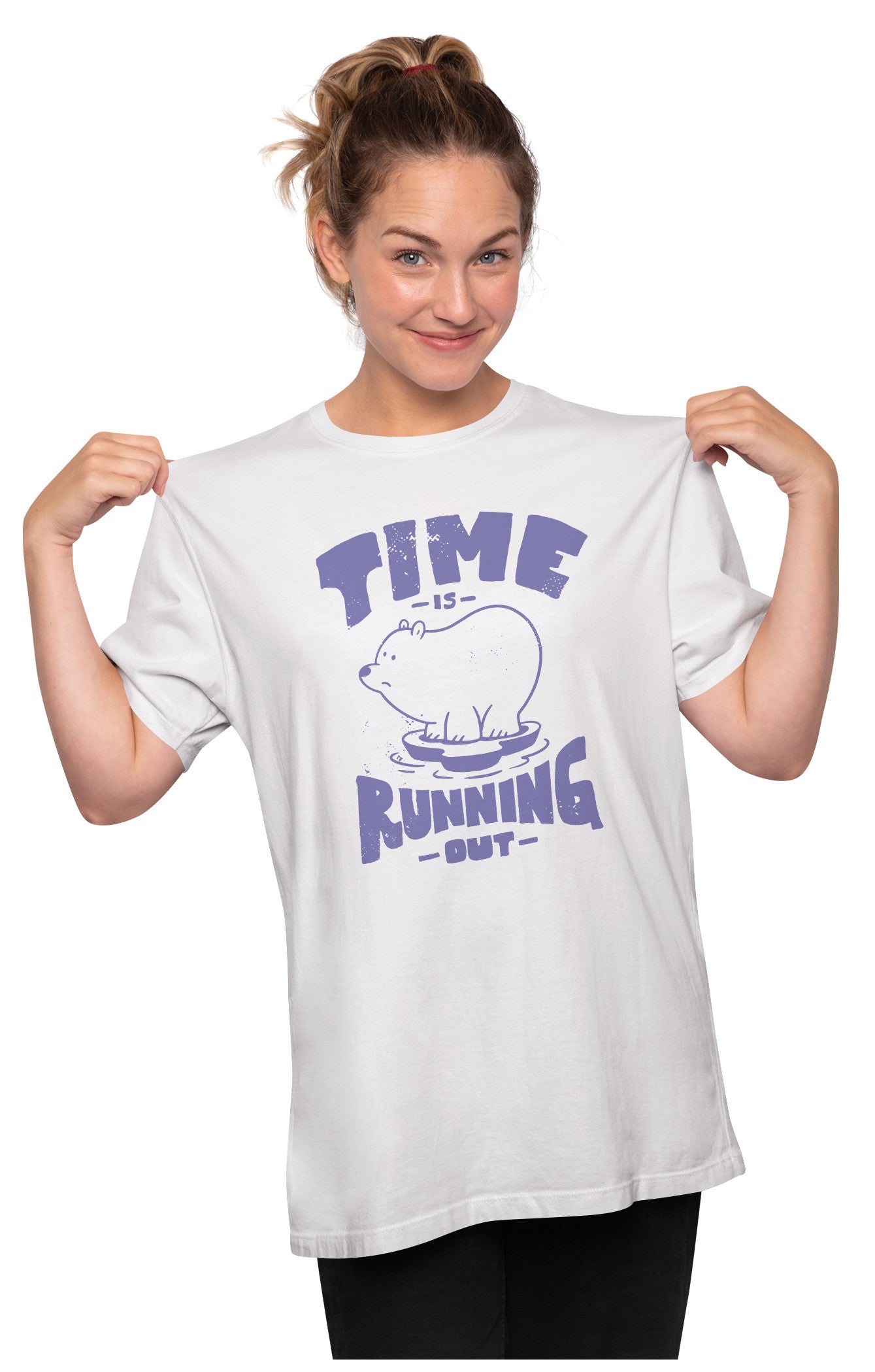 Time Is Running Out - Global Warming Oversized Unisex T-shirt