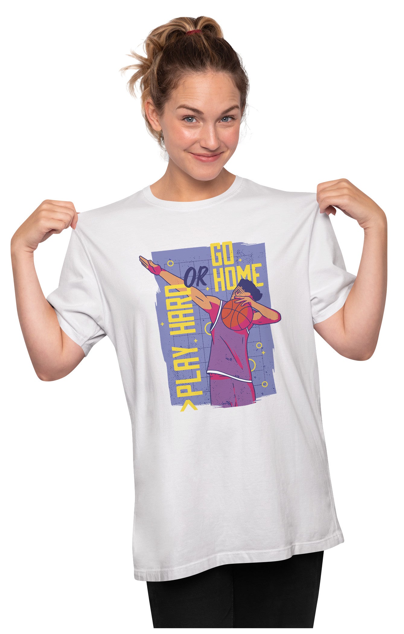 Dabbing Basketball Player Oversized Unisex T-shirt