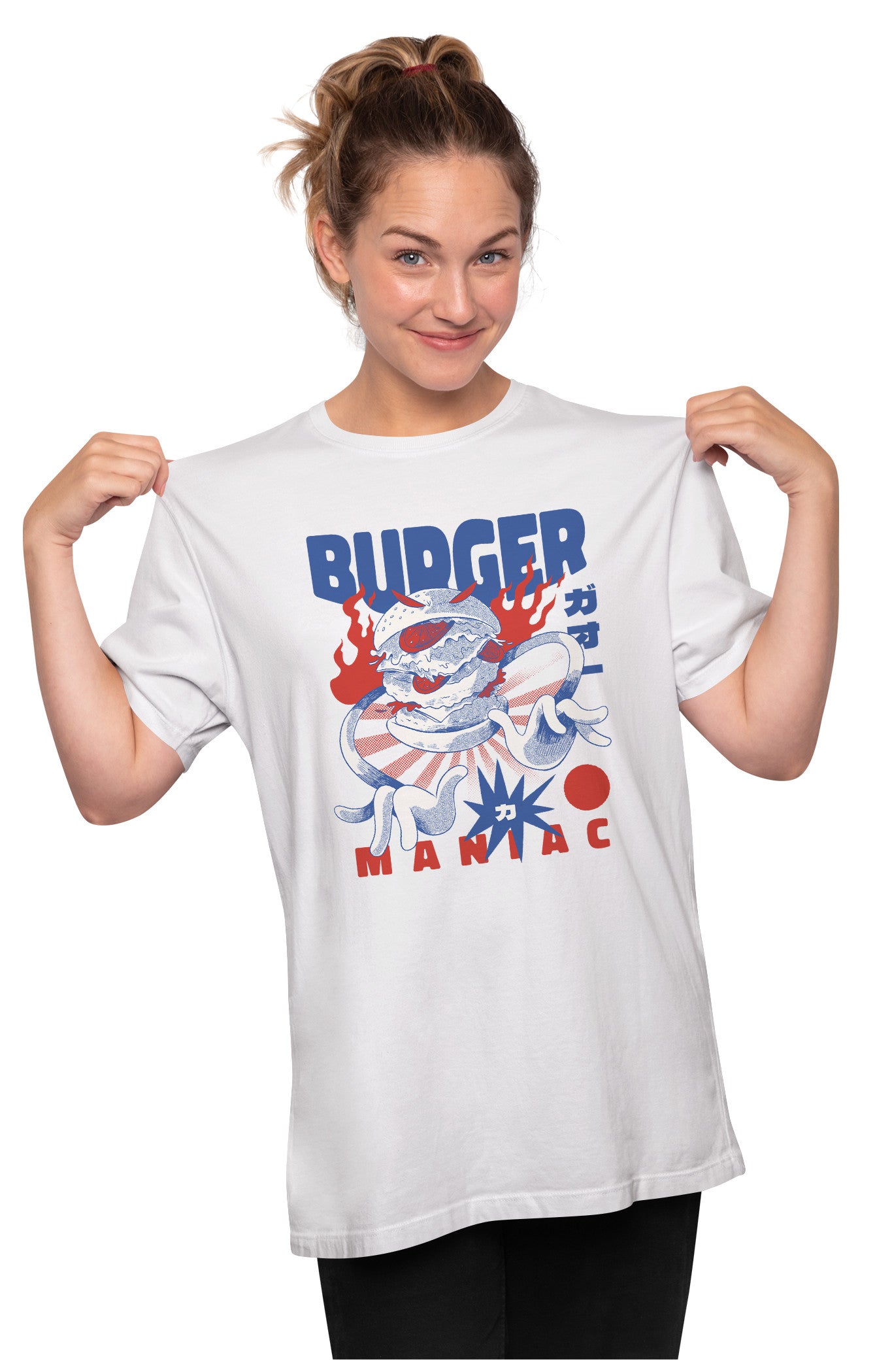 Burger Monster Kaiju Oversized Unisex T-shirt