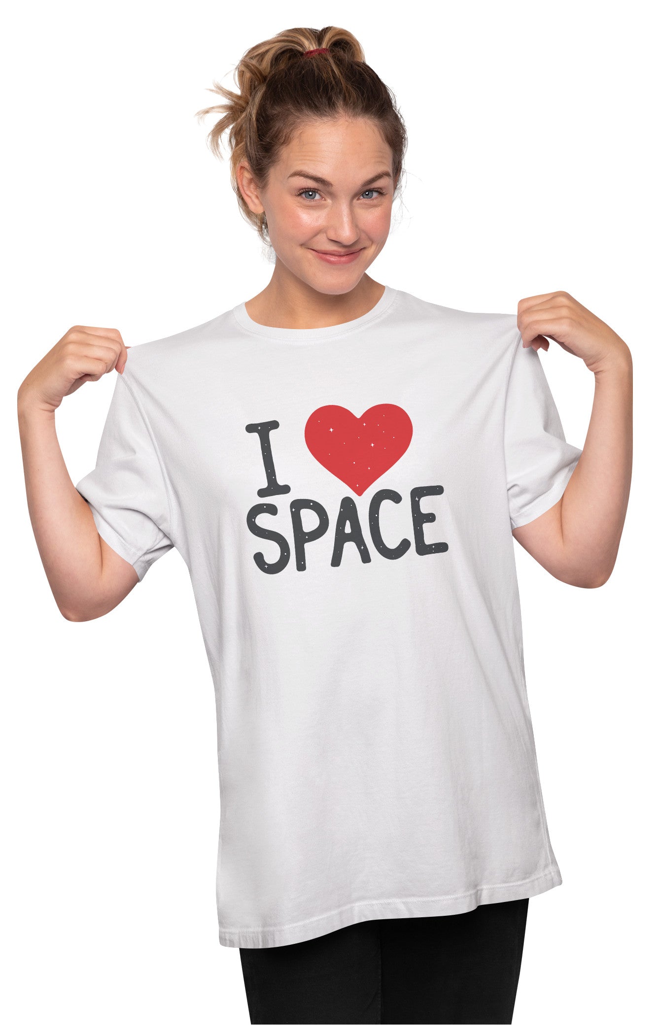 I Love Space Oversized Unisex T-shirt