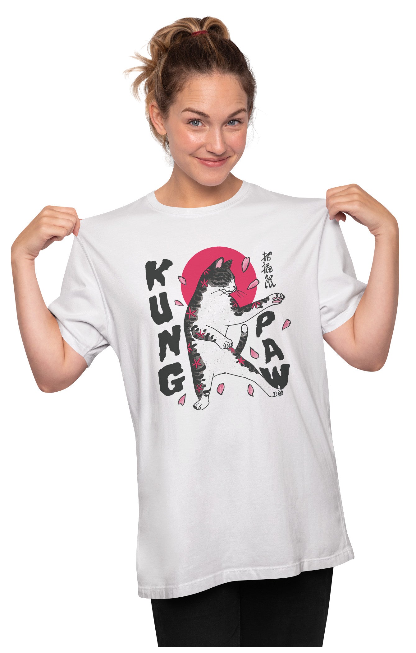 Kung Fu Cat - Karate Cat Oversized Unisex T-shirt