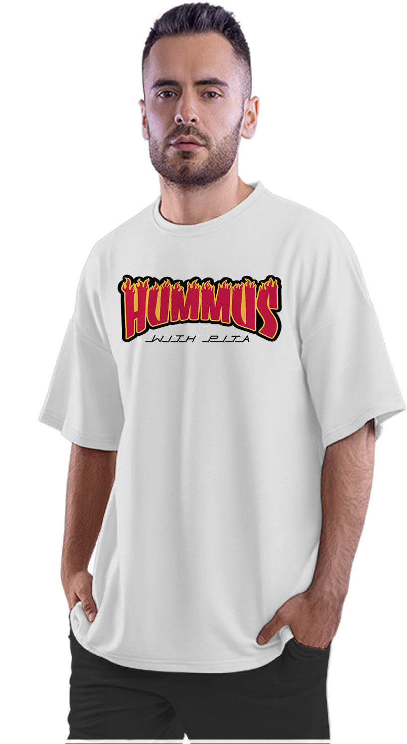 Hummus With Pita Oversized Unisex T-shirt