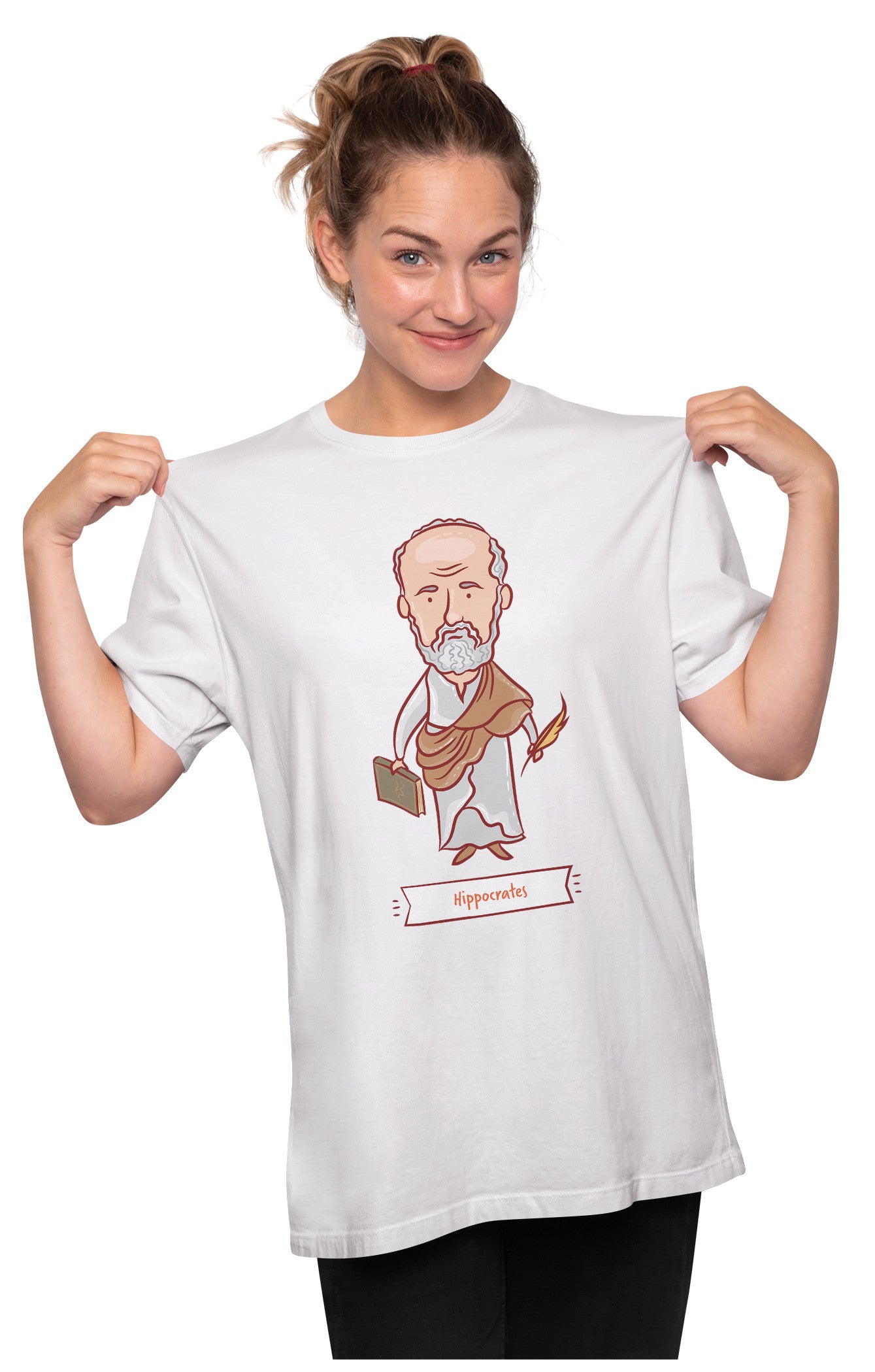 Hippocrates - Father Of Medicine Oversized Unisex T-shirt