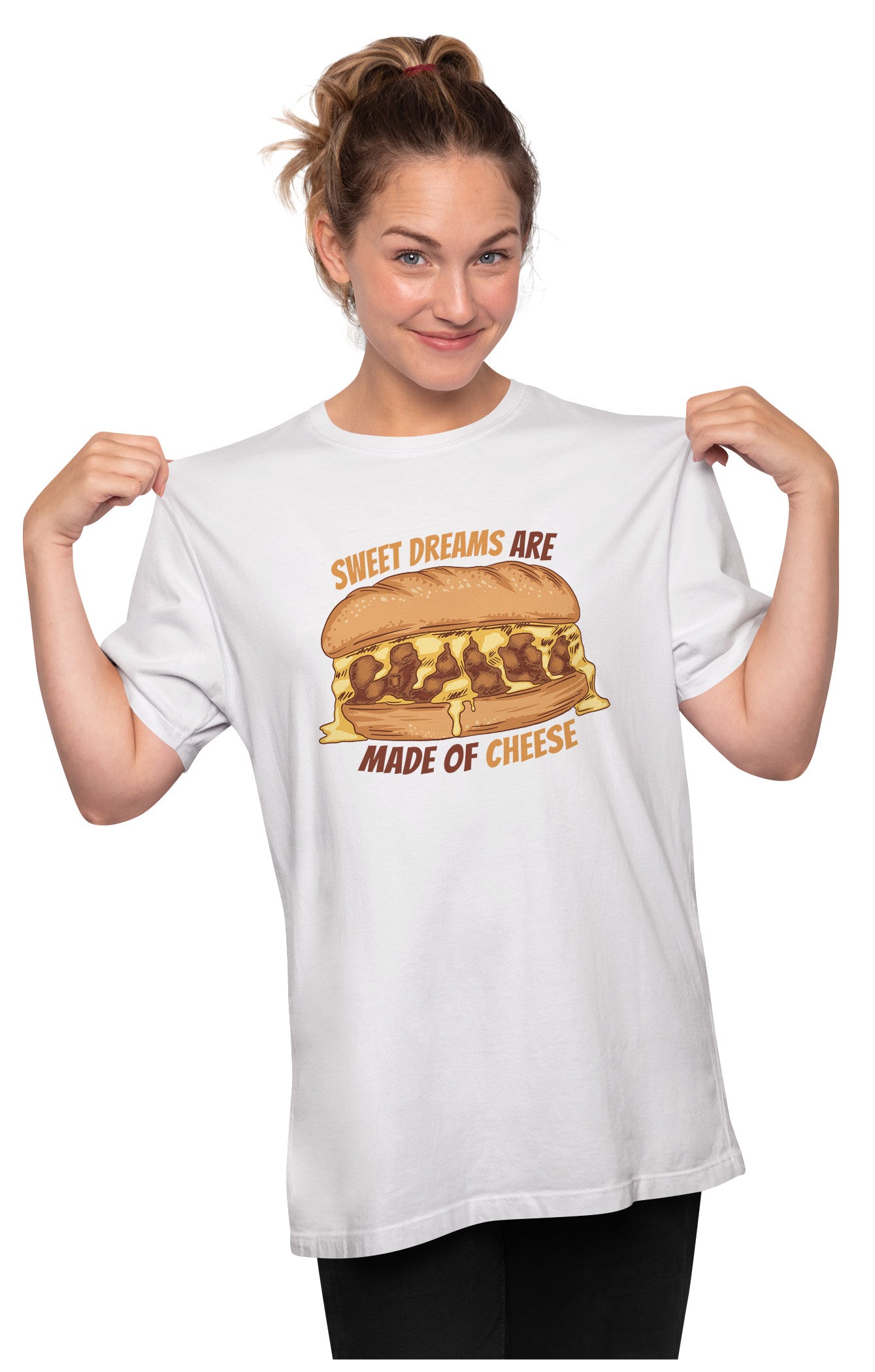 Cheese Burger Oversized Unisex T-shirt