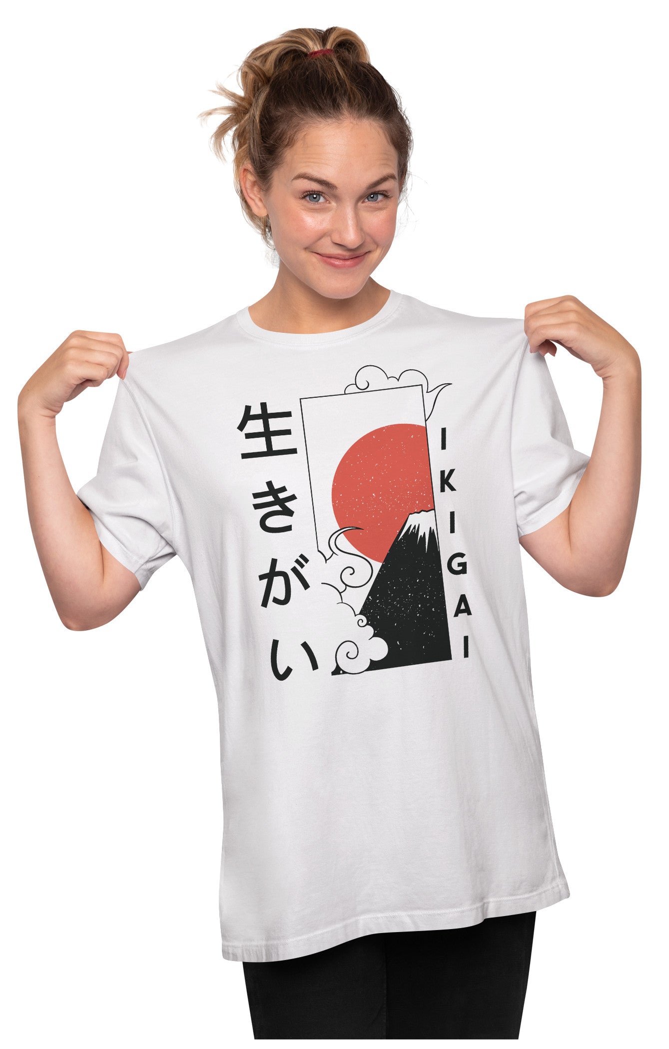Ikigai Japanese Quote Oversized Unisex T-shirt
