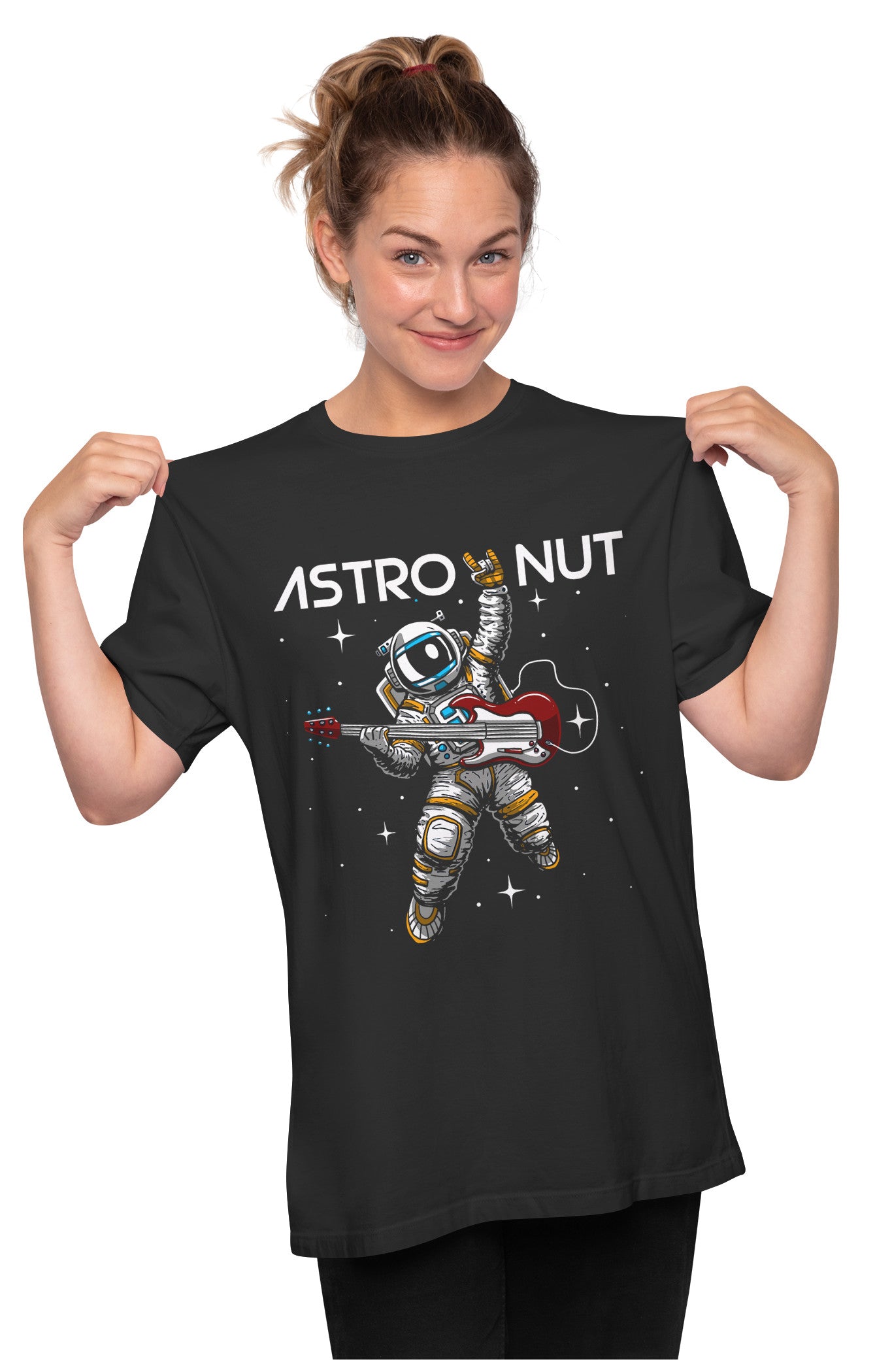 Astronut Shredding Guitar In Space
