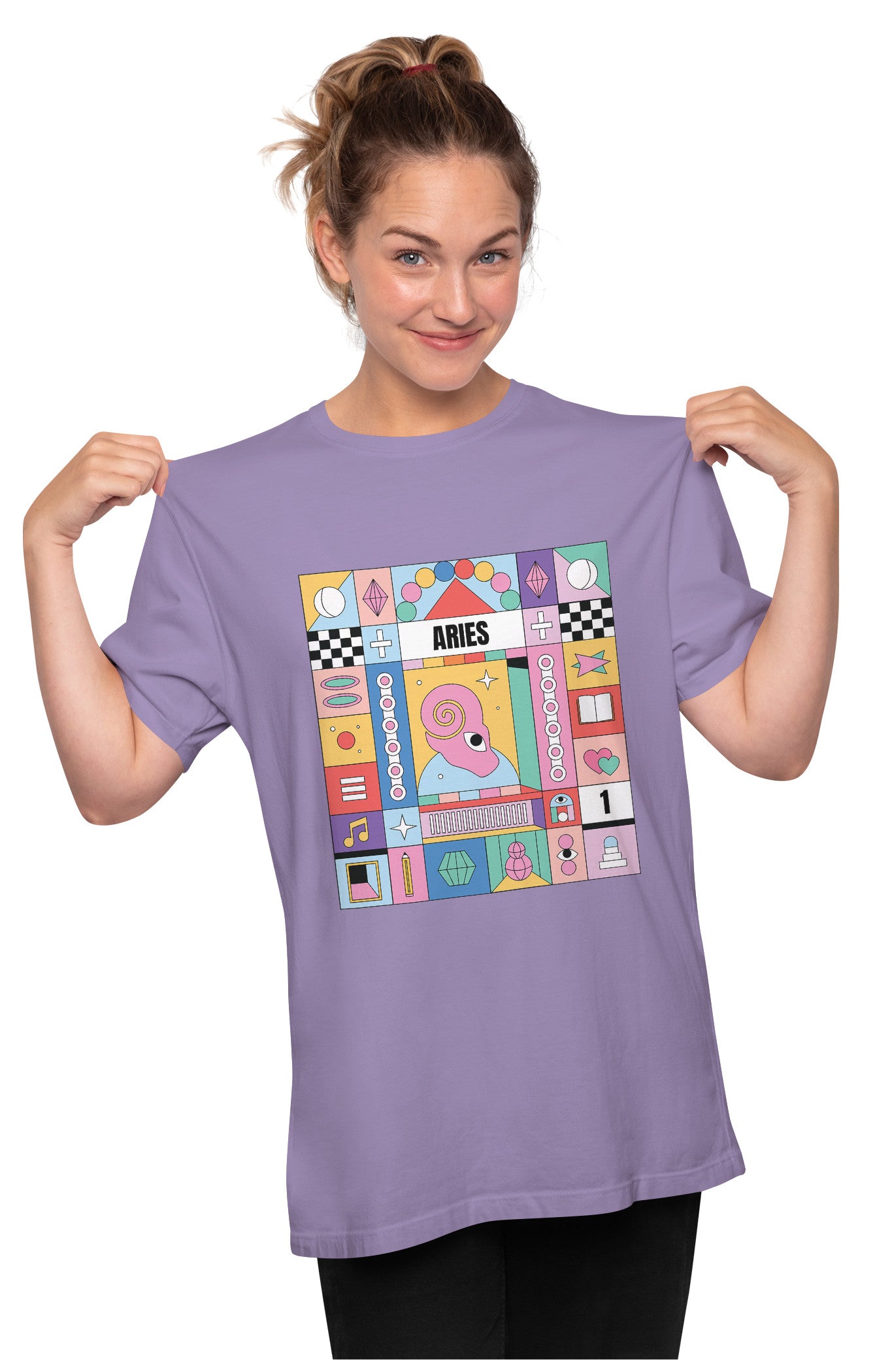 Aries Colorful Zodiac Sign Horoscope