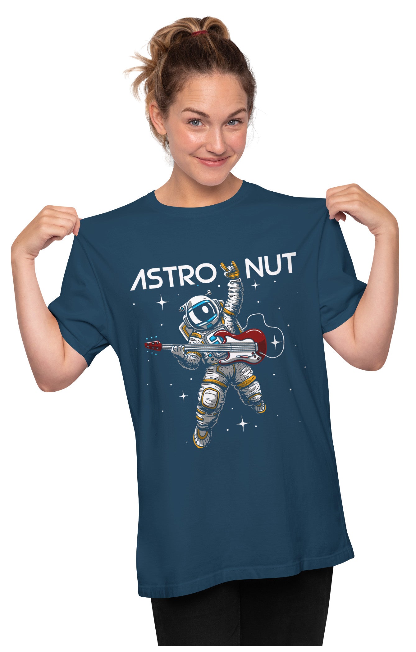 Astronut Shredding Guitar In Space