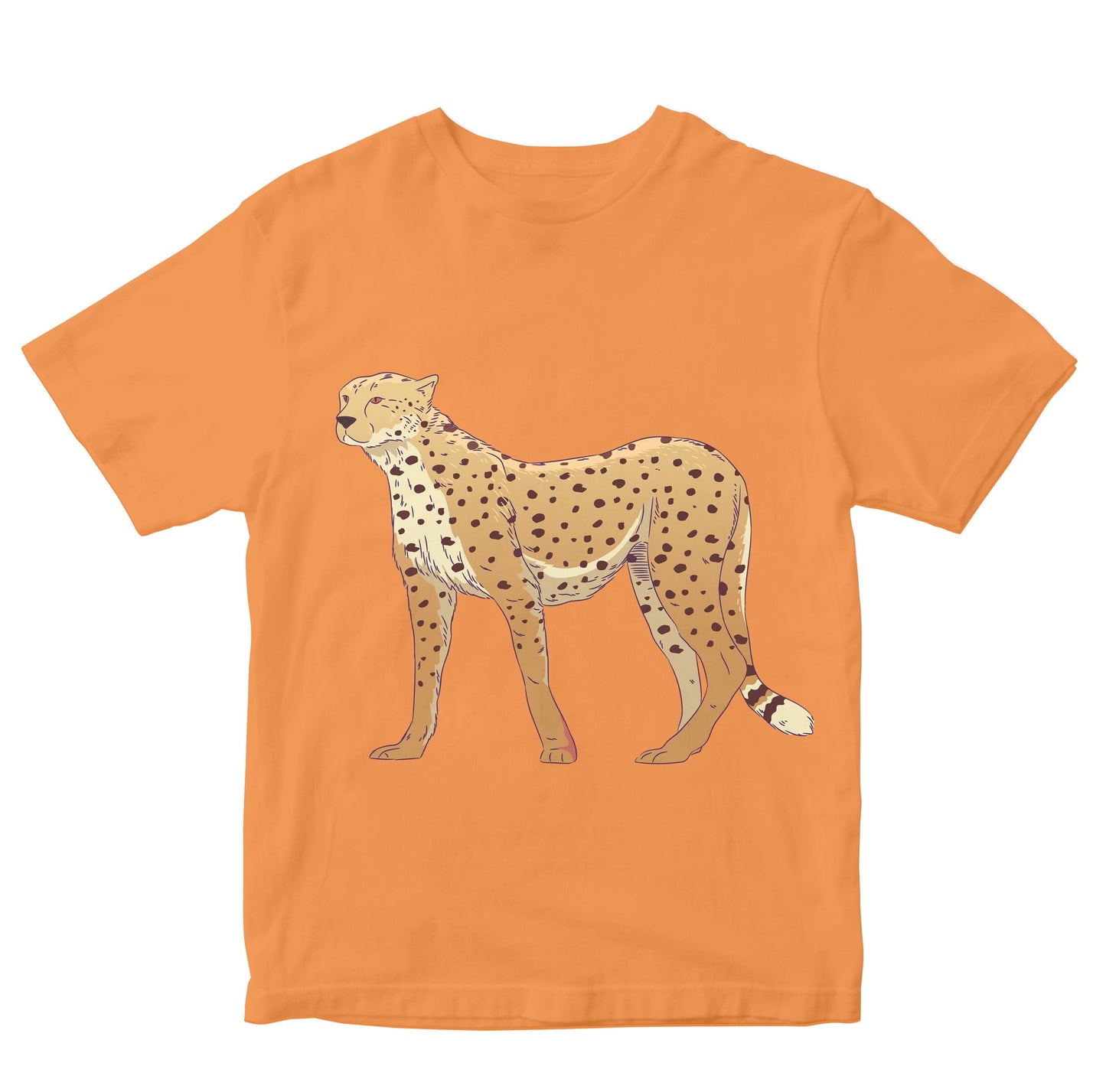 Cheetah Hand Drawn Illustration Toddler