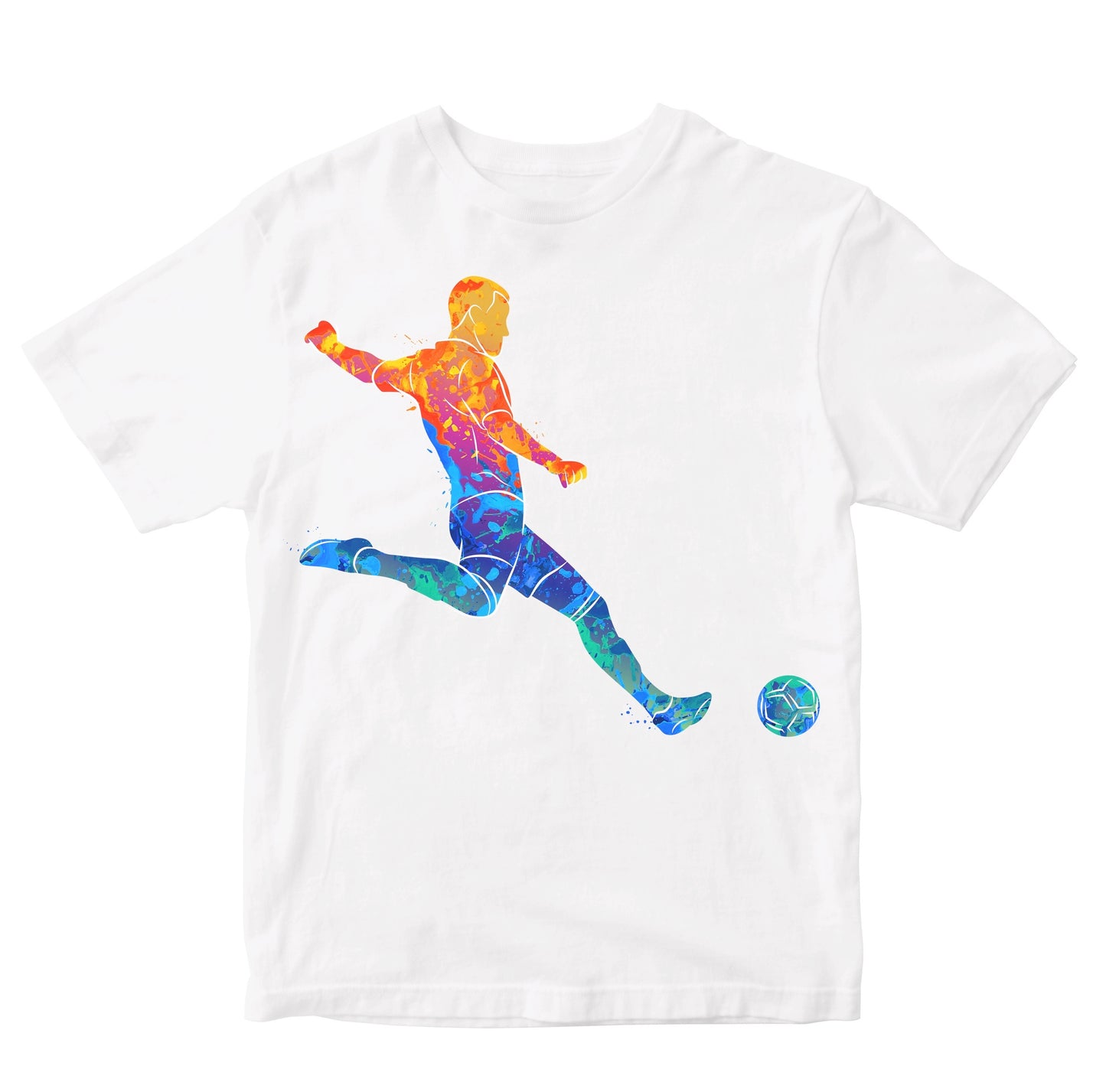 Football Shot In Watercolour Toddler