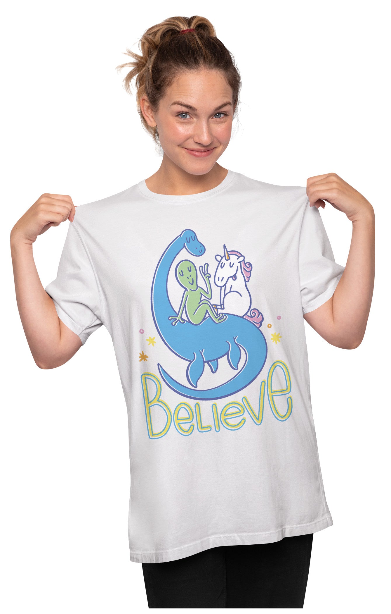 Believe - Alien, Unicorn And Nessie