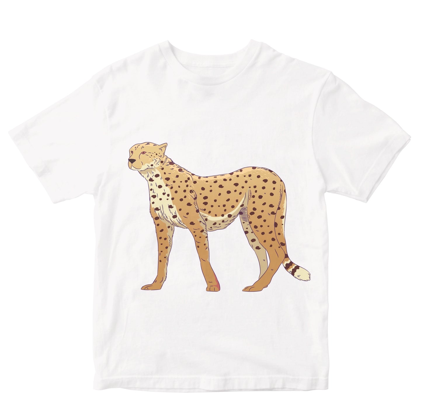 Cheetah Hand Drawn Illustration Toddler