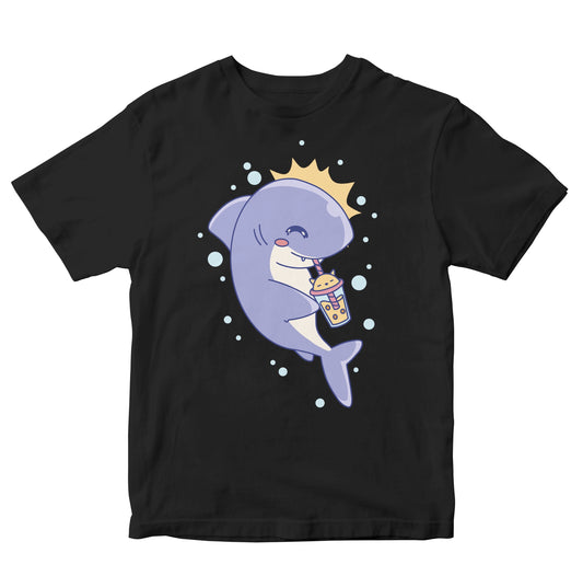 Baby Shark With Boba Tea Kids