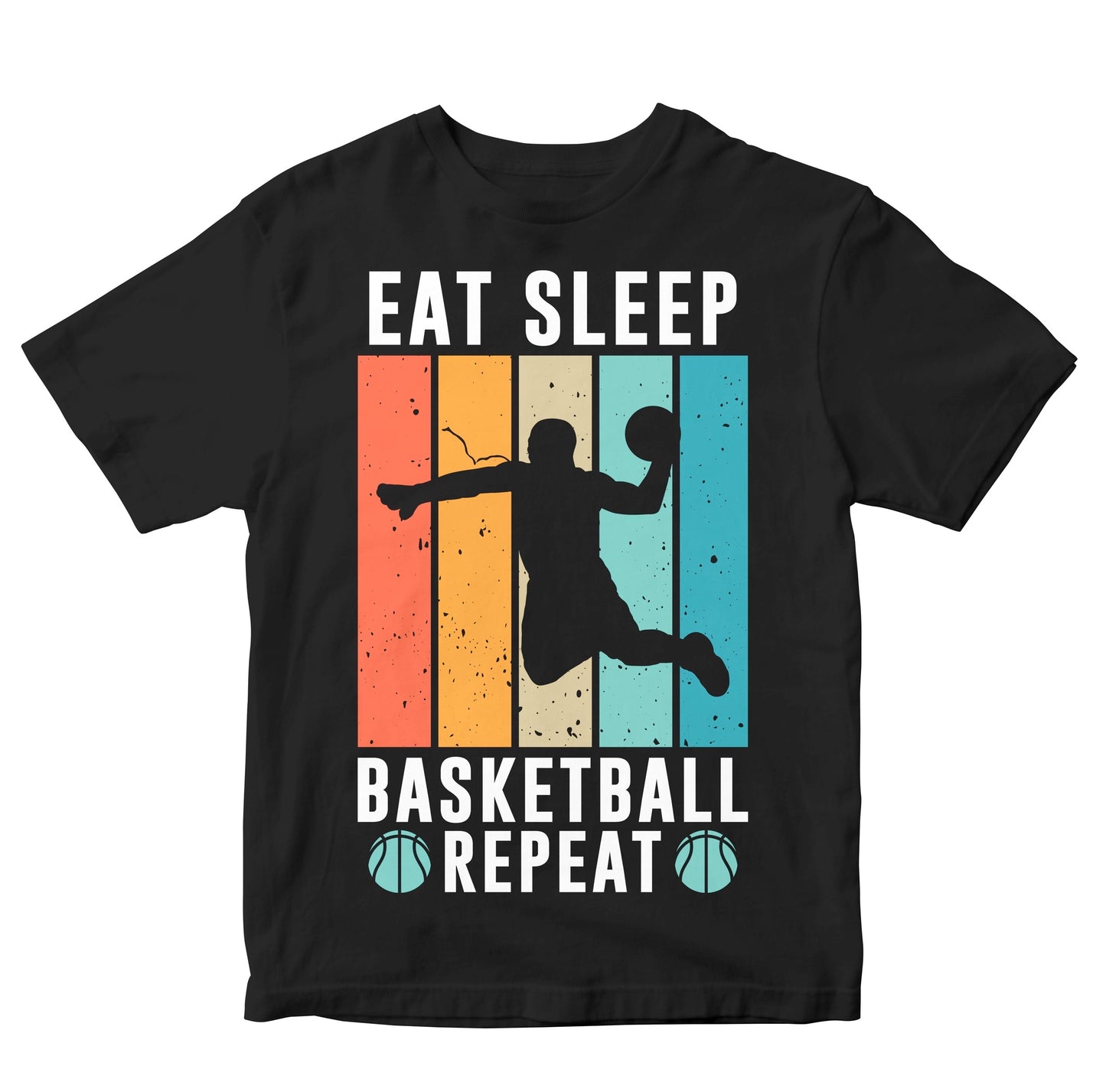 Eat Sleep Basketball Repeat Kids