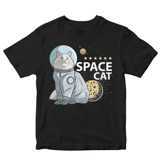 Space Cat Cartoon Kids