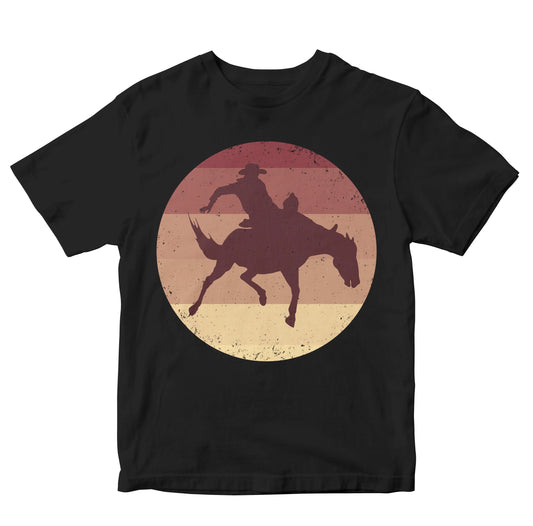 Cowboy Riding Wild House Kids