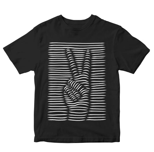 3D Peace Sign - Cool Optical Illusion Kids