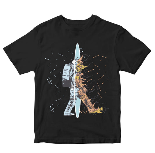 Astronaut Walking Through A Portal Kids