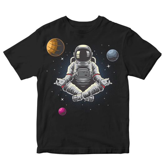 Astronaut Meditating In Space Toddler