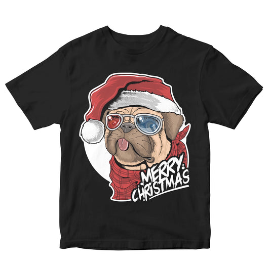 Christmas Pug - Merry Christmas Kids
