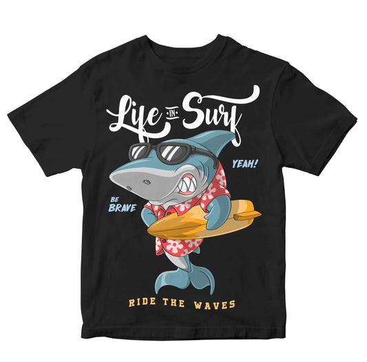 Cool Shark Surfer Dude Kids