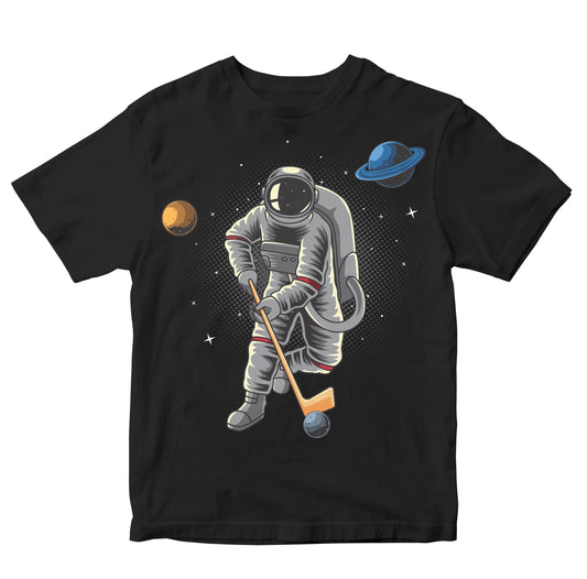 Astronaut Playing Space Hockey Toddler