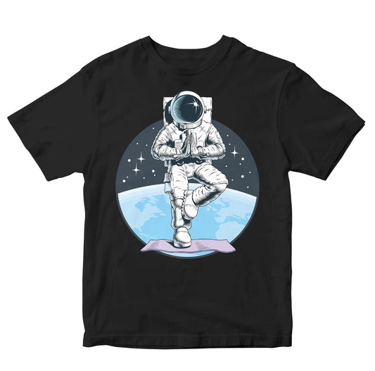 Astronaut Doing Yoga Toddler