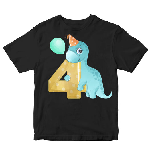 Four Year Old Apatosaurus - Birthday Dinosaur Toddler