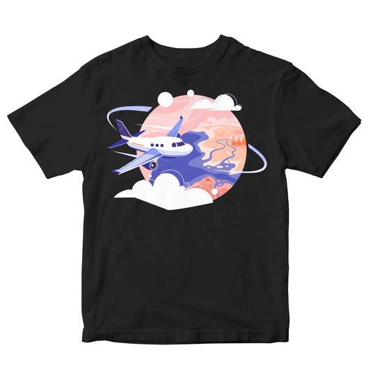 Airplane Flying Through Clouds Toddler
