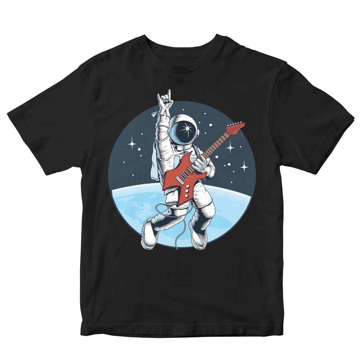 Astronaut Shredding Electric Guitar Toddler