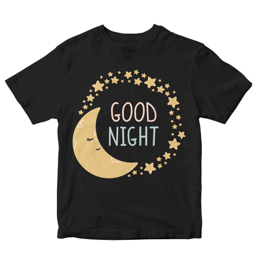 Sleeping Moon With Stars Kids