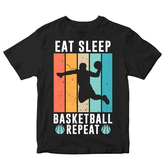 Eat Sleep Basketball Repeat Toddler